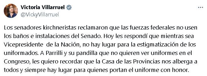Tuit Victoria Villarruel