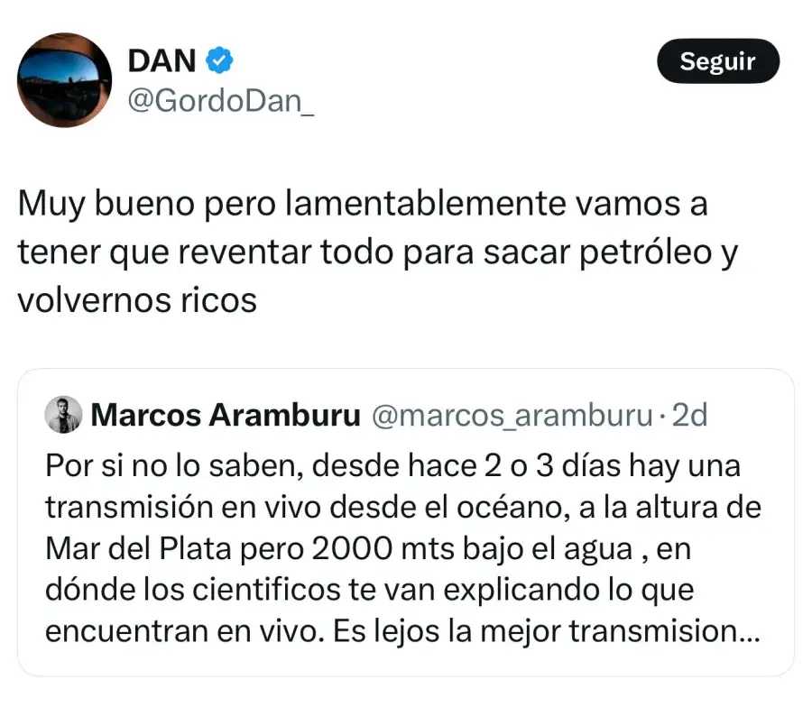 Las imágenes del Conicet en las profundidades del Mar Argentino