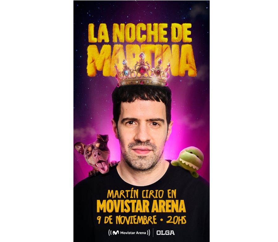 Martín Cirio en el Movistar Arena