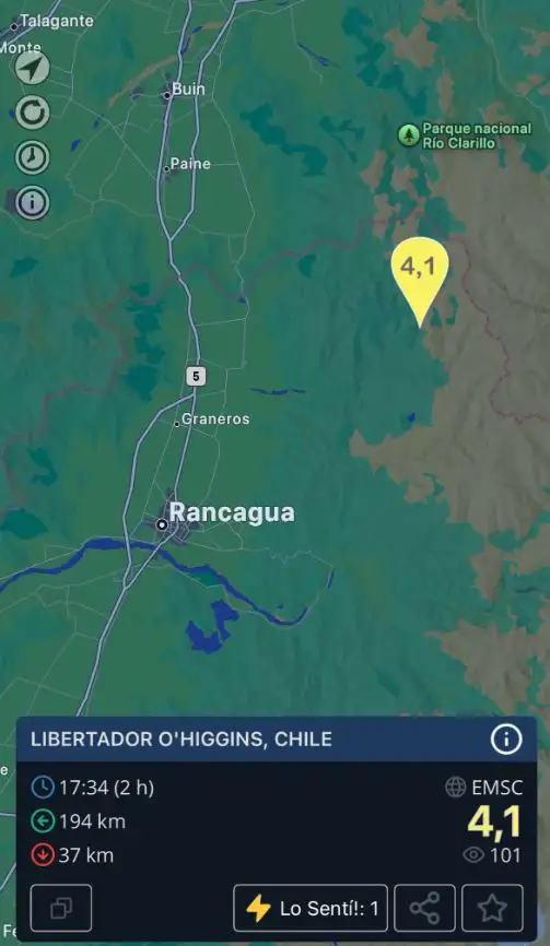 Tras un sismo, se derrumbó la mina El Teniente, en Rancagua, Chile