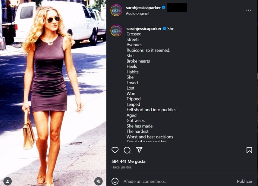 Sarah Jessica Parker se despidió de la serie And Just Like That