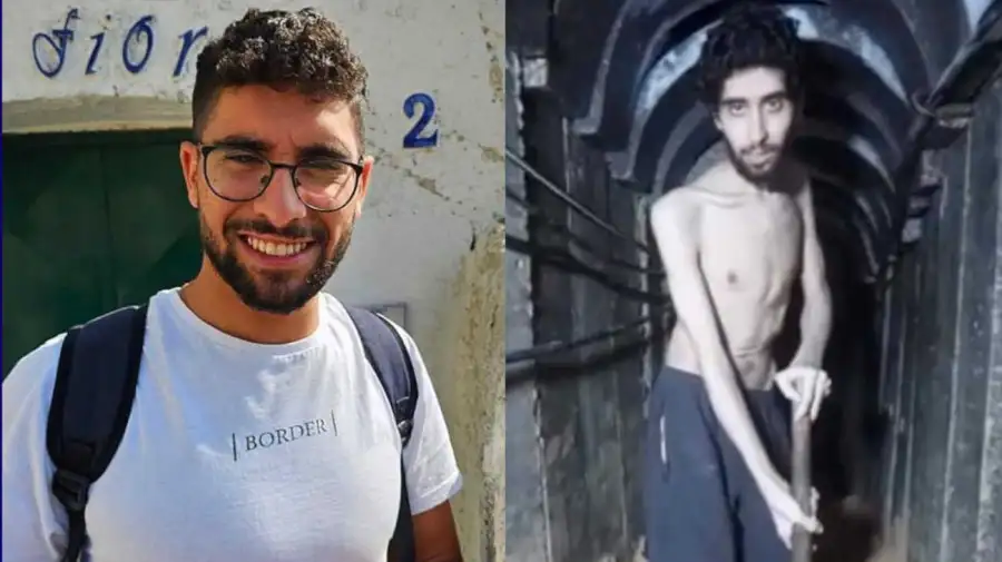 Evyatar David rehene en Gaza 20250804