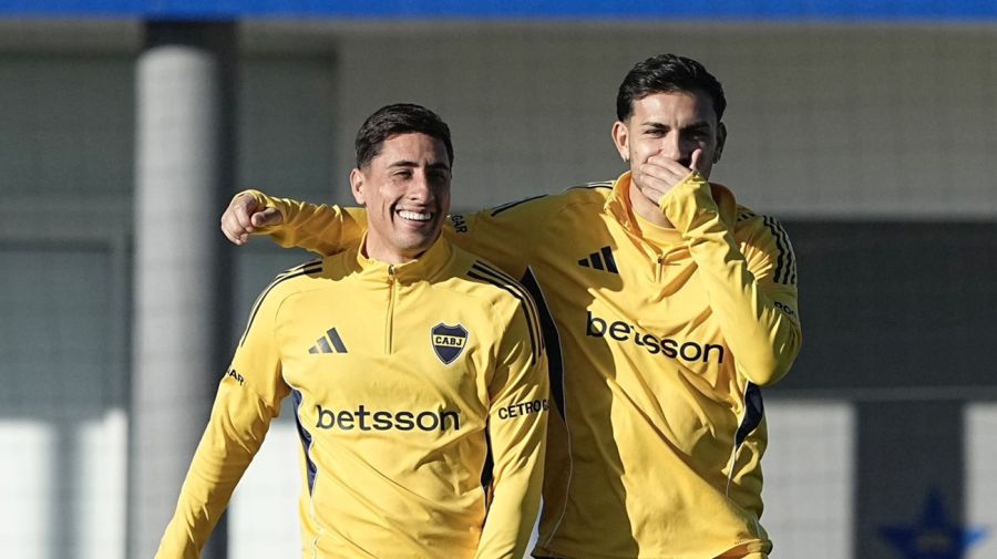 Leandro Paredes y Miguel Merentiel