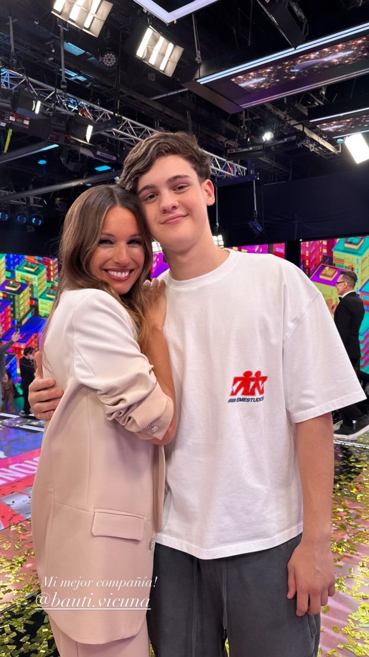 Pampita y su hijo Bautista