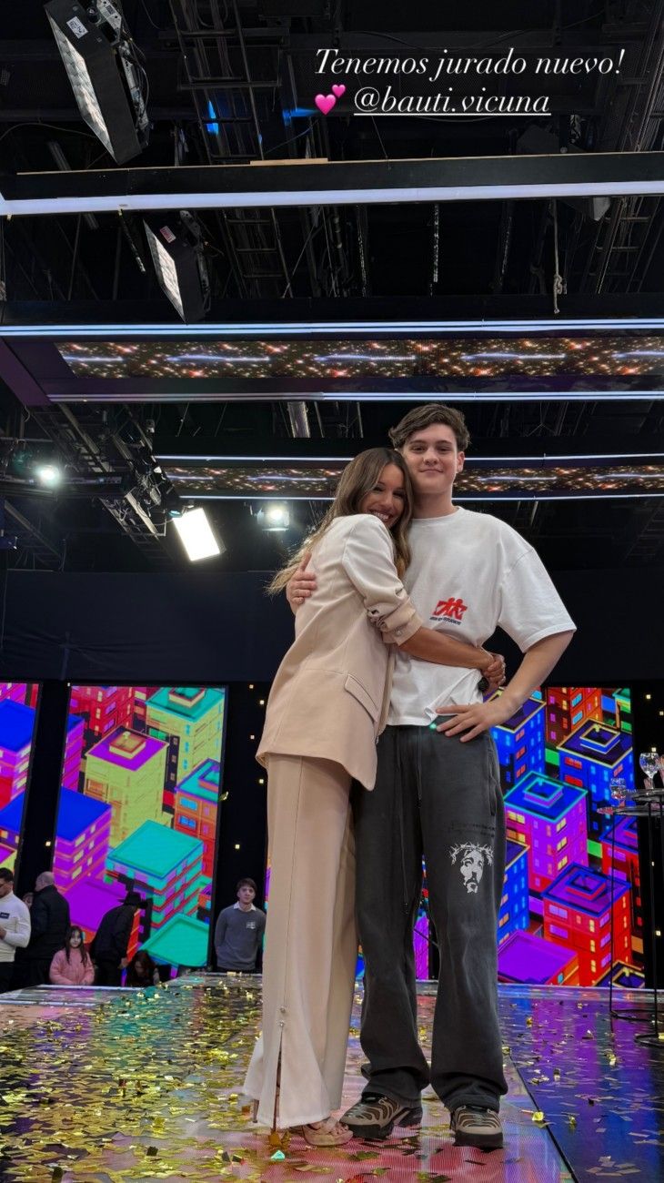 Pampita y su hijo Bautista