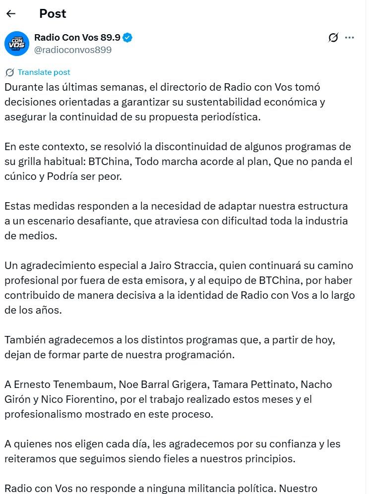Radio con vos 04082025