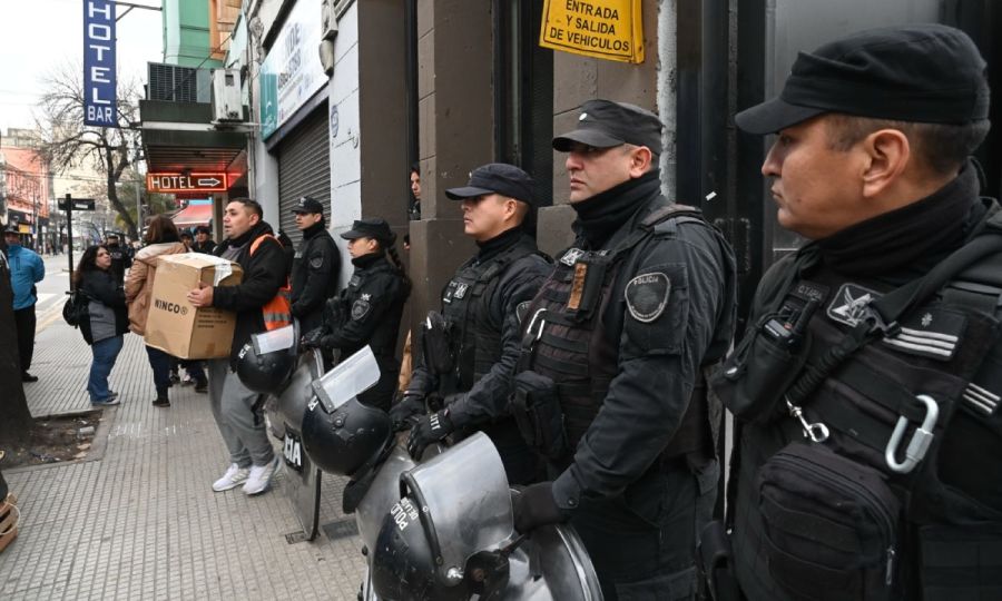 Desalojo en Constitución