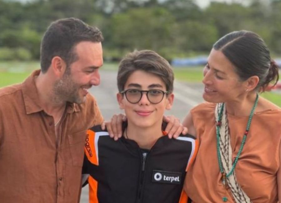 Sebastián Martínez y Kathy Sáenz