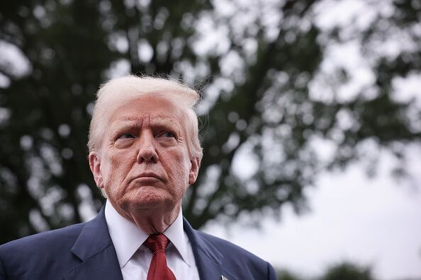 President Trump Travels To Bedminster For The Weekend