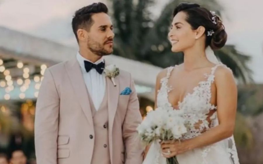 Carmen Villalobos y Sebastián Caicedo