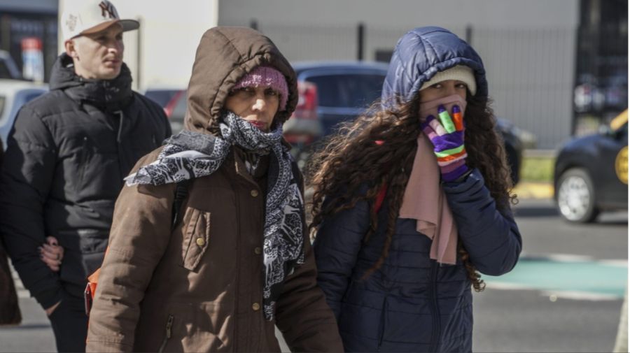 Frío extremo en Buenos Aires