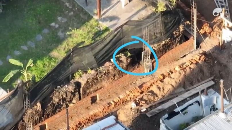 Lugar donde encontraron el cadáver en la casa donde vivió Gustavo Cerati