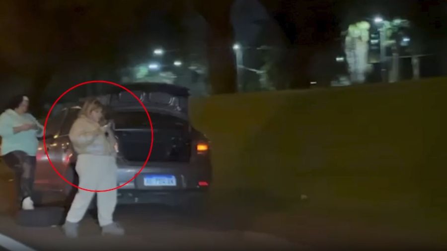 Morena Rial fue demorada por la policía en la General Paz
