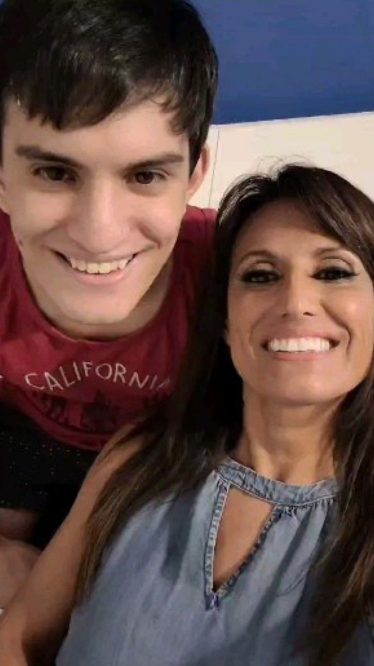Nancy Duré y su hijo