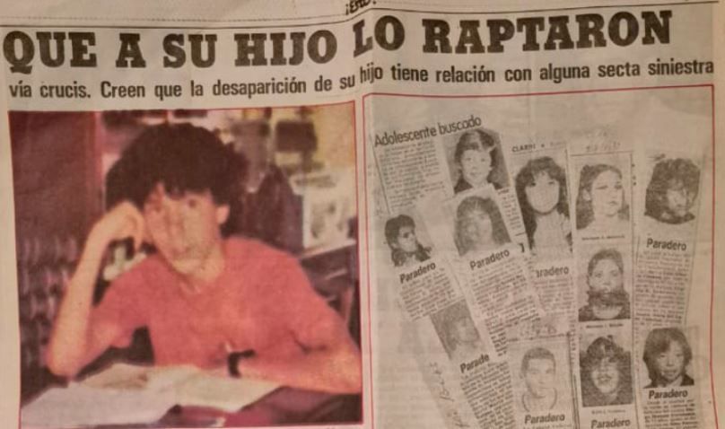 Nota en la revista Esto! de 1986 sobre la desaparición del joven encontrado enterrado en la casa donde vivió Gustavo Cerati