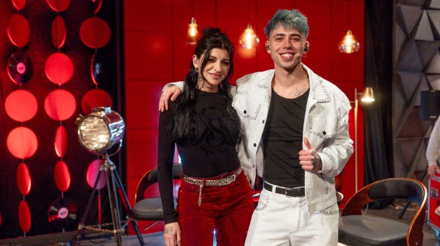 Cazzu con Luck Ra
