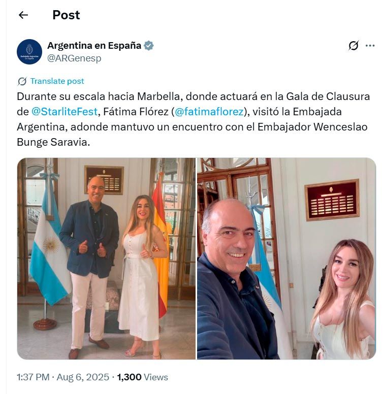 Fatima Flores y Wenceslao Bunge Saravia 07082025