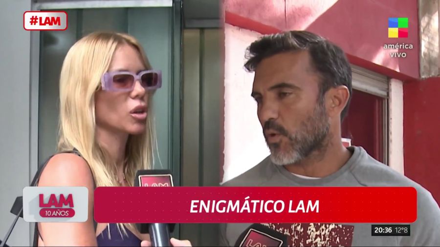 Nicole Neumann y Fabián Cubero
