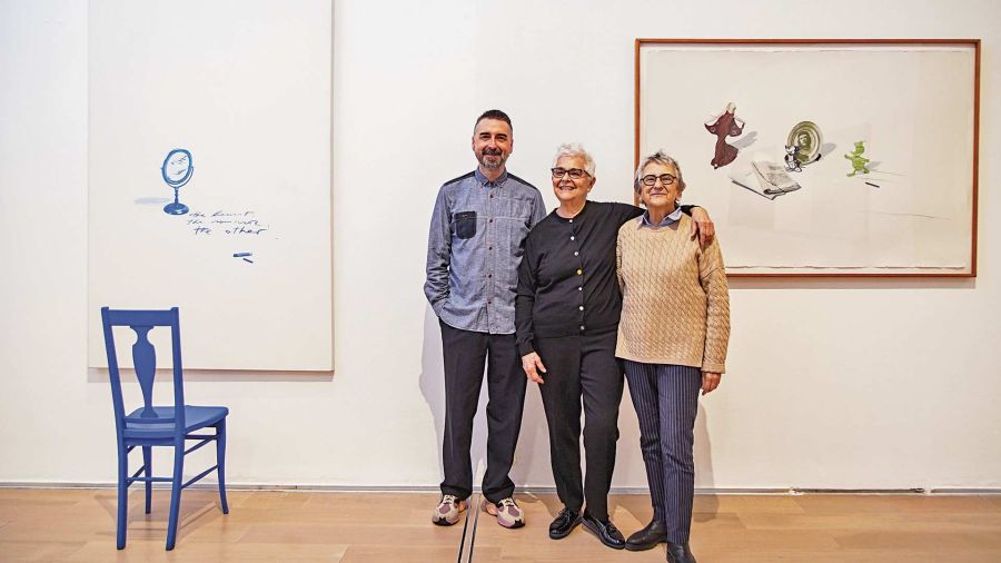 Agustín Pérez Rubio, Liliana Porter y Ana Tiscornia.