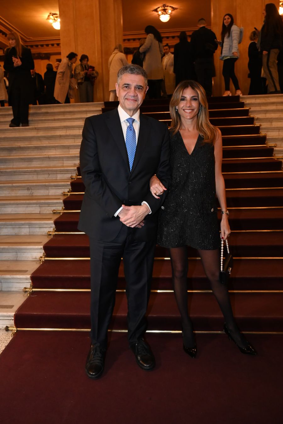 El look de brillos de María Belén Ludueña / Créditos: Gentileza CARAS