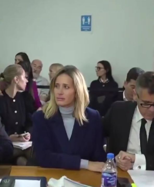 Julieta Prandi durante el juicio