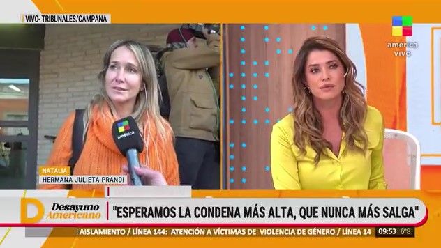 Natalia, hermana de Julieta Prandi