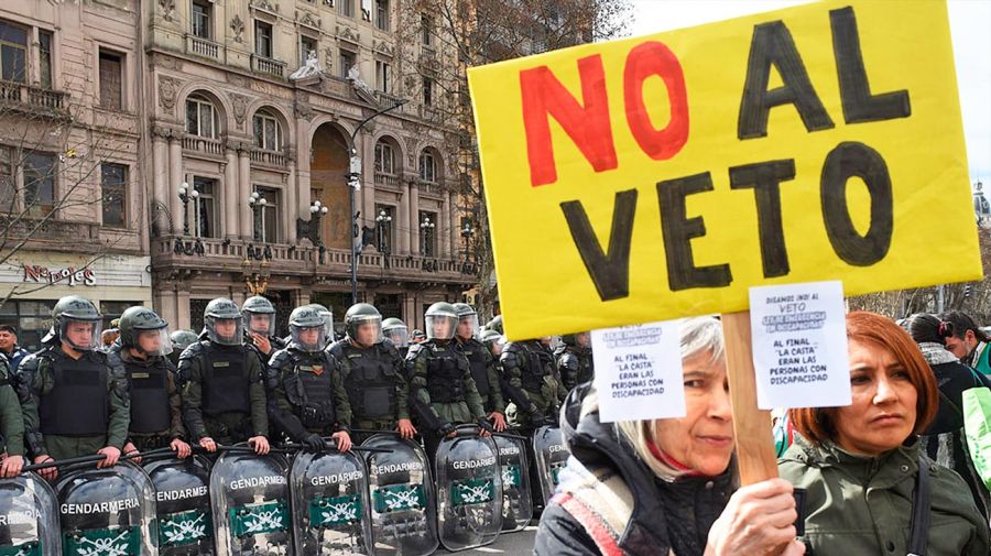 Veto Javier Milei Congreso