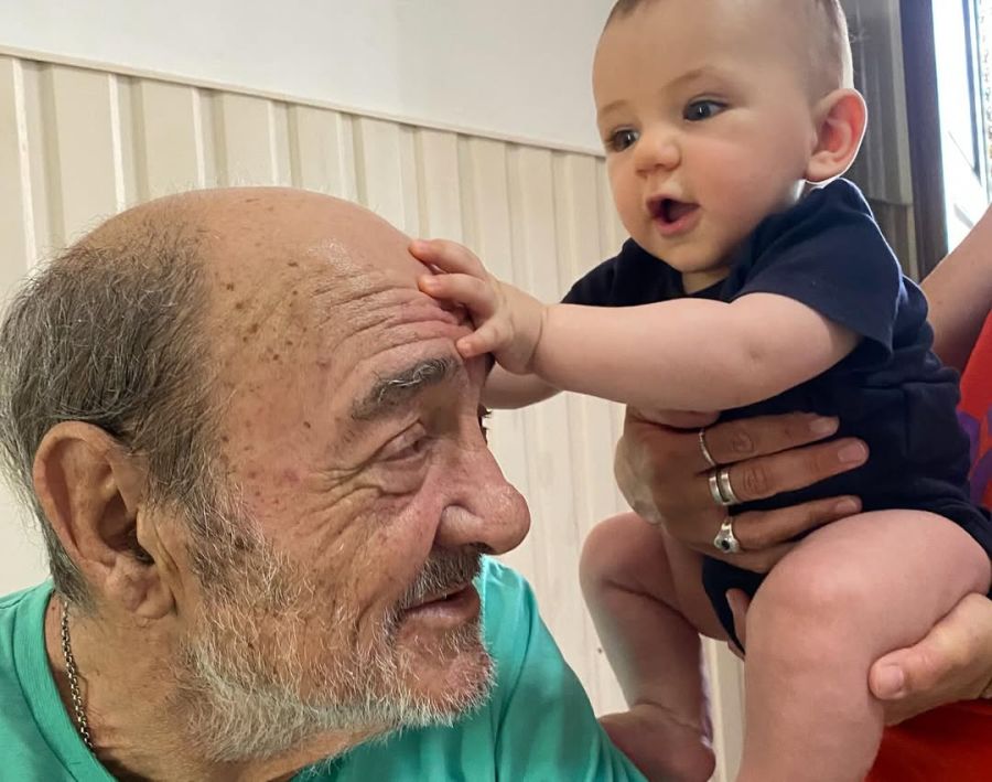 Despedida de Fabián Cubero a su papá