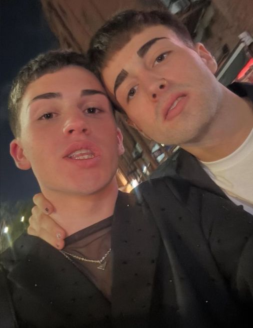 Juan Otero y su novio, Mateo