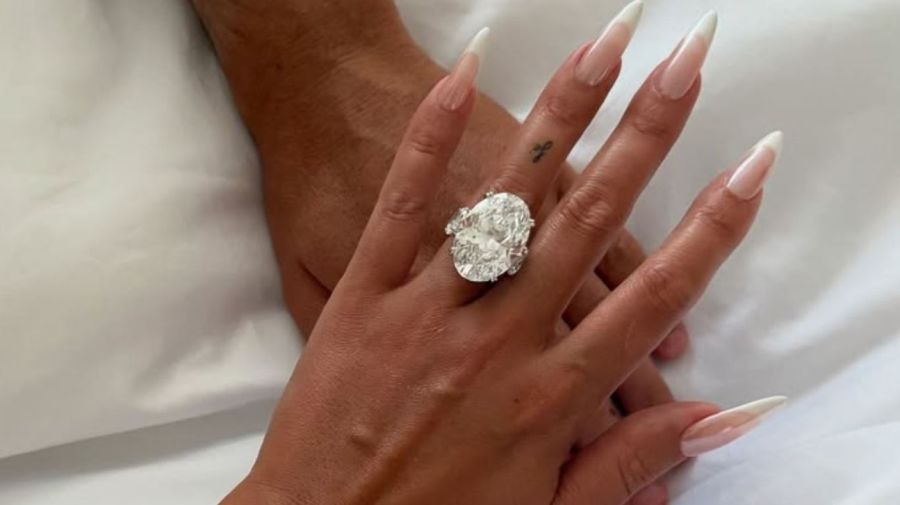 El anillo de compromiso de Georgina Rodriguez