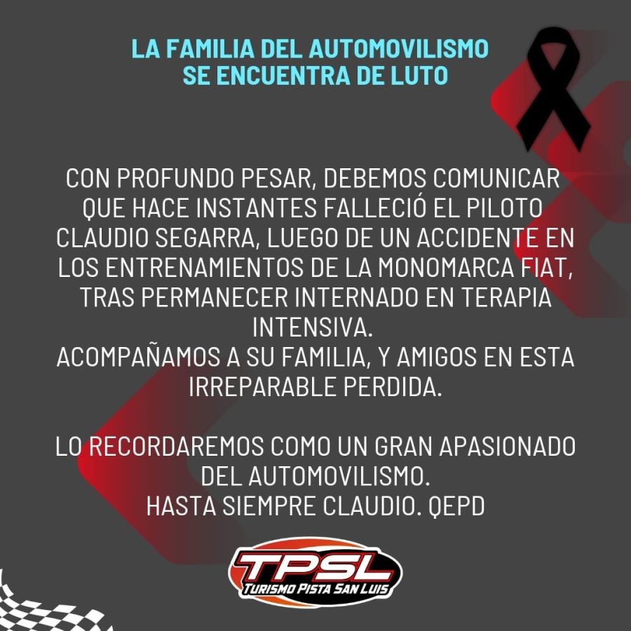Comunicado Claudio Segarra