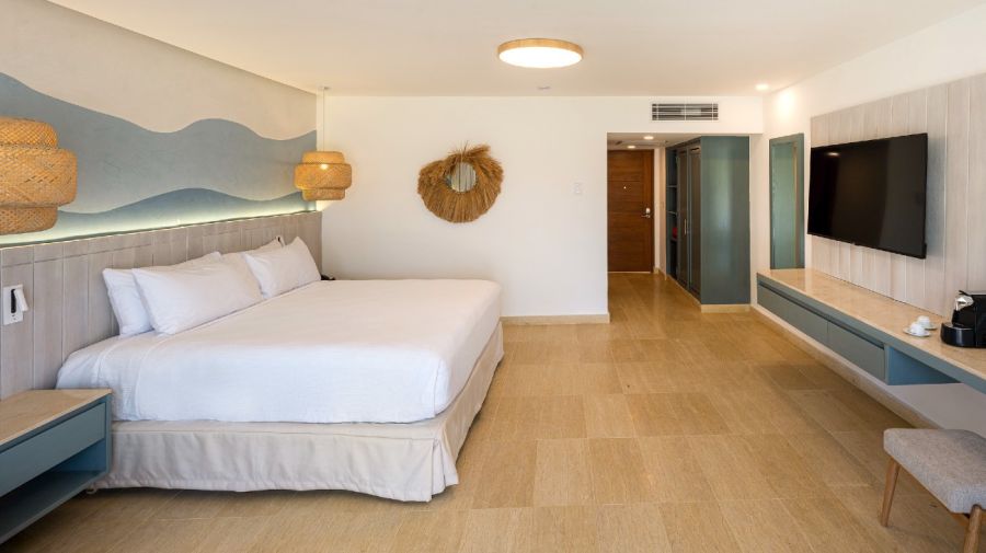 Las 538 habitaciones que tiene el Viva Miches by Wyndham están distribuidas en tres grandes bloques edilicios