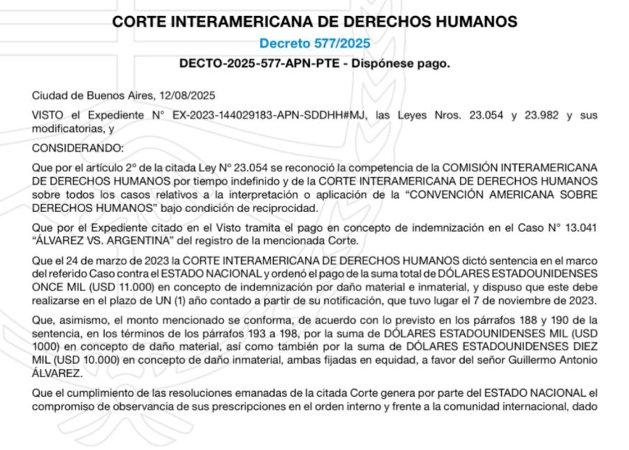 El Estado deberá indemnizar al homicida múltiple El Concheto Álvarez 