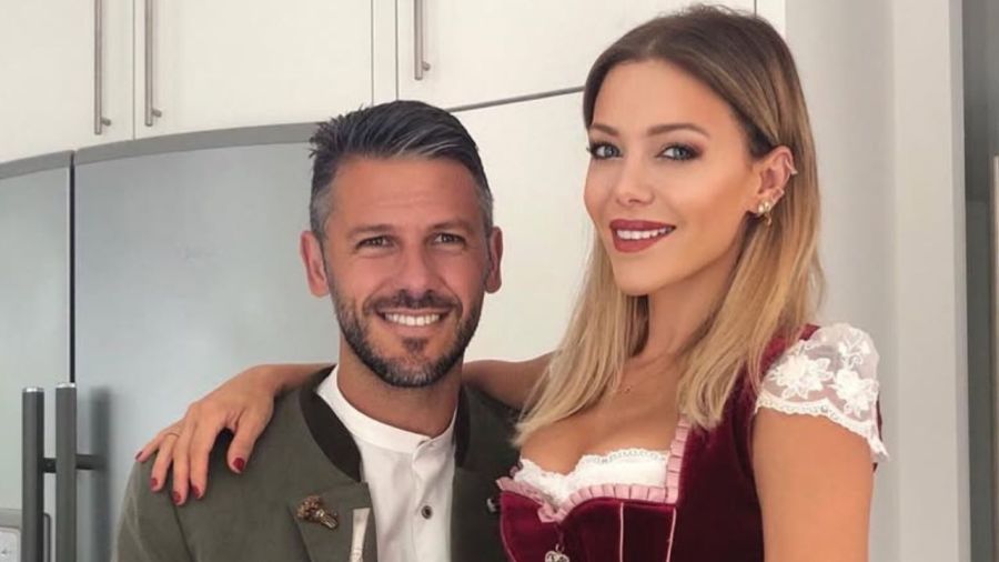 Evangelina Anderson y Martín Demichelis