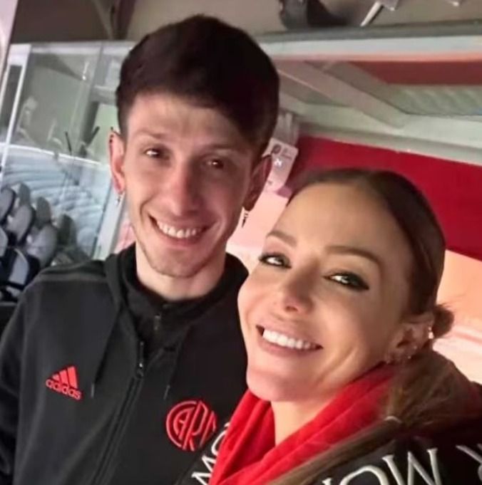 Evangelina Anderson y Martín Demichelis