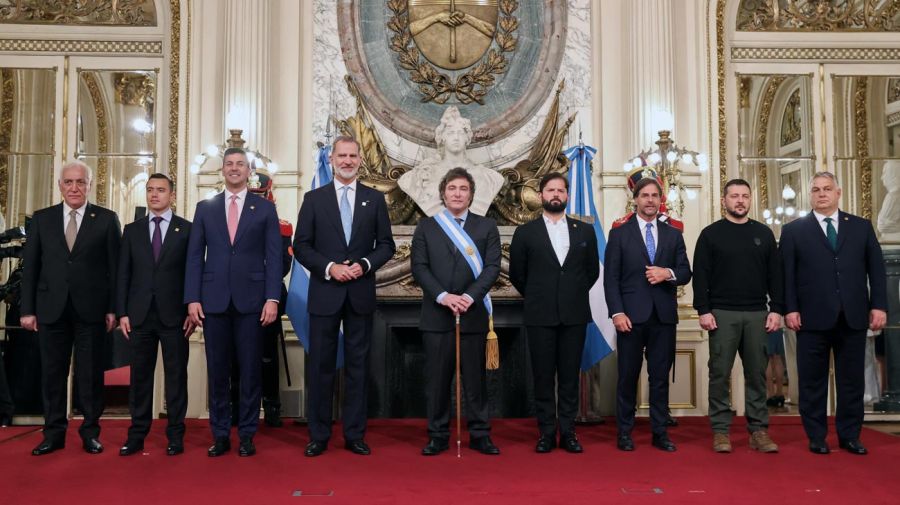 Javier Milei y Daniel Noboa 13082025