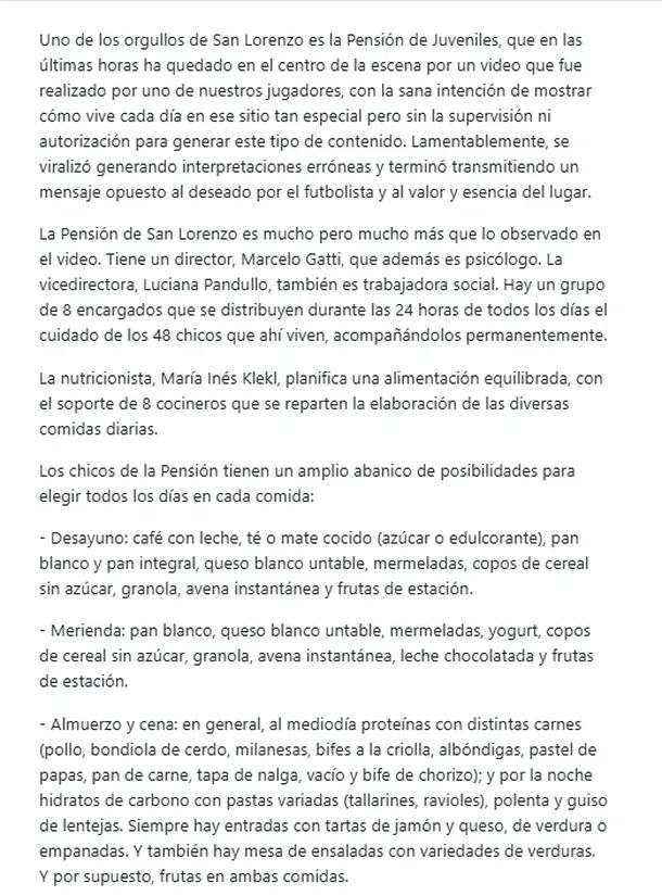 Comunicado CASLA