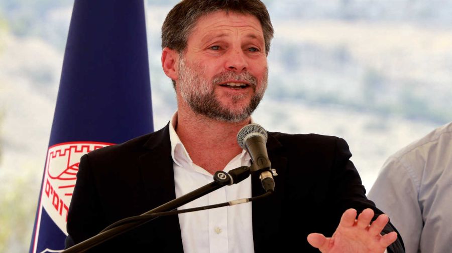 Ministro de Finanzas de Israel, Bezalel Smotric 20250814