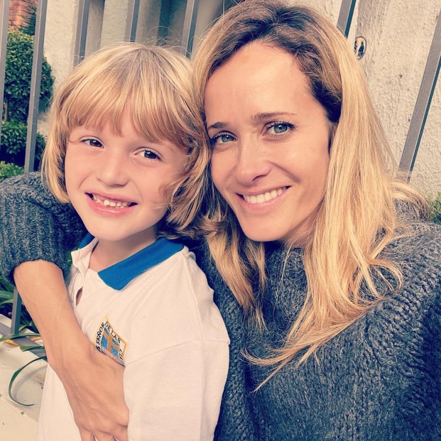 Julieta Prandi y sus hijos, Mateo y Rocco