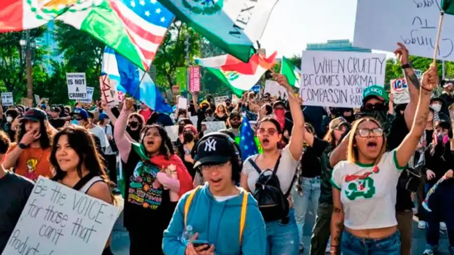 Immigration protest in the United States