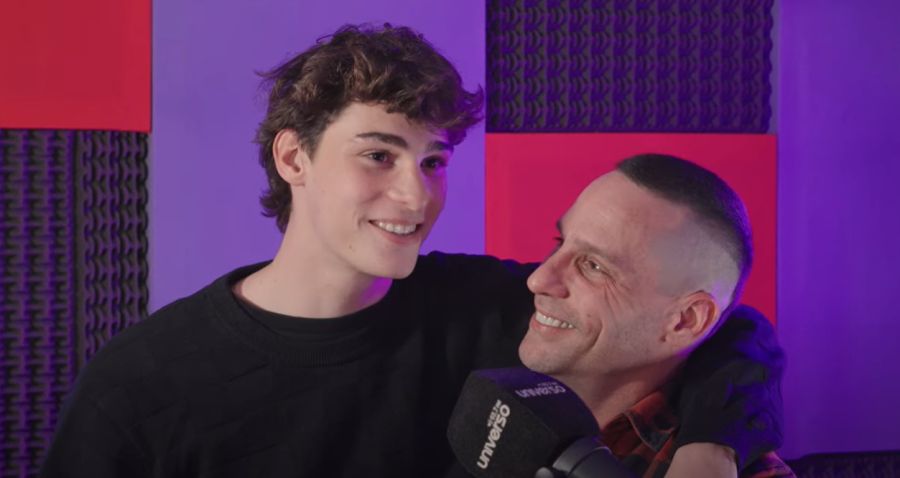 Gonzalo Valenzuela junto a su hijo Silvestre