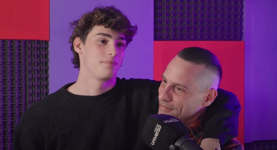 Gonzalo Valenzuela junto a su hijo Silvestre