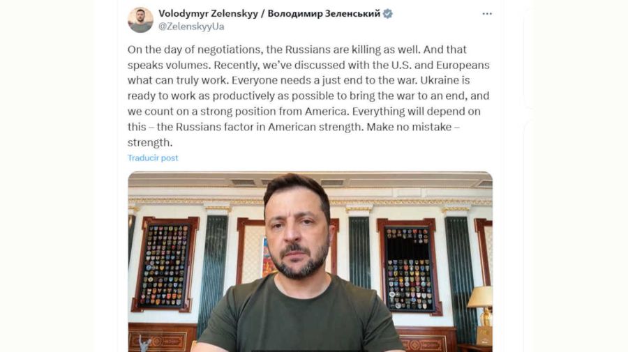 Volodymyr Zelenskyy X 20250815