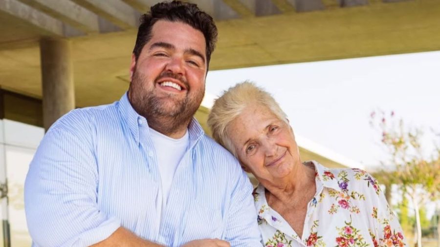 Darío Barassi y su mamá