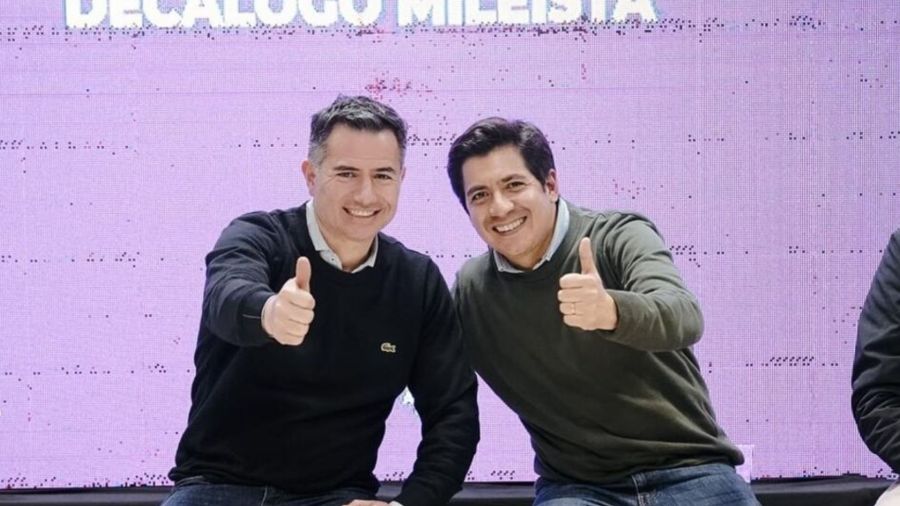 Gonzalo Roca junto a Bornoroni