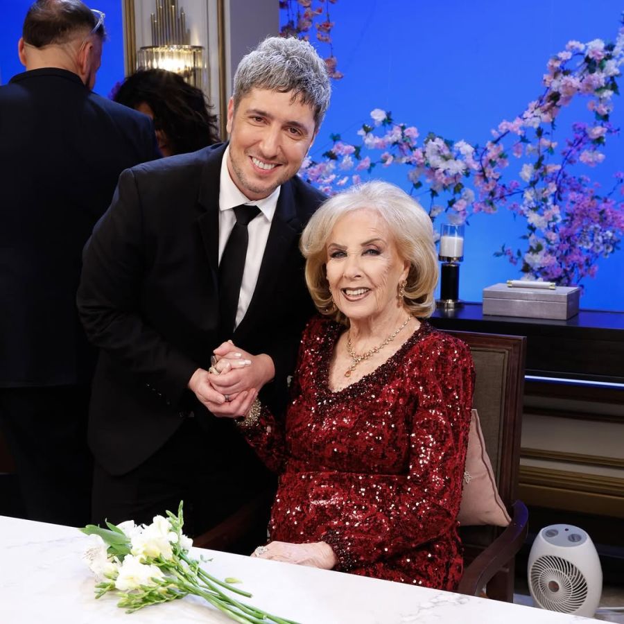 Jey Mammón y Mirtha Legrand