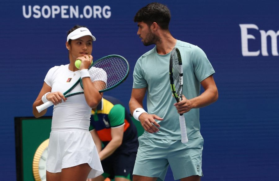 Carlos Alcaraz y Emma Raducanu