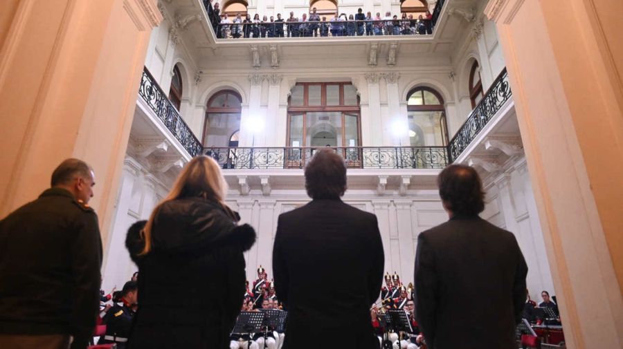 El presidente Javier Milei y la secretaria General de la Presidencia, Karina Milei 20250820