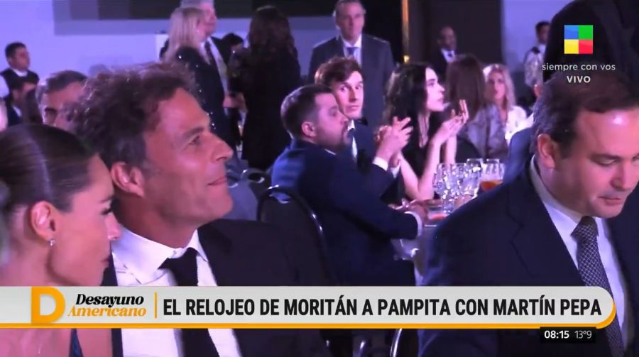 Pampita, Martín Pepa y Roberto García Moritán