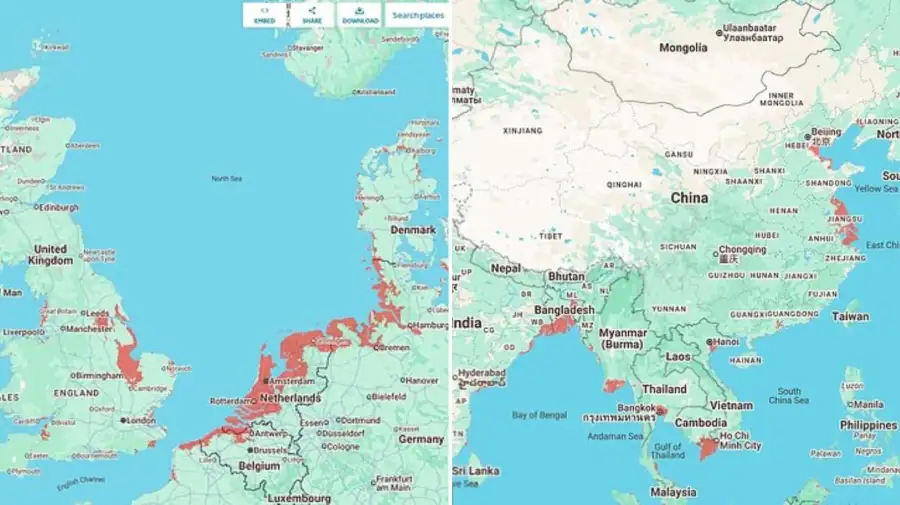 Ciudades bajo el agua por el colapso de la Antártida